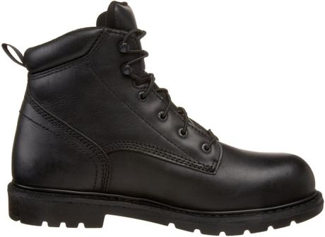 Red Wing 6 Unlined Steel Toe Static Dissipative Work Boot in Black for ...