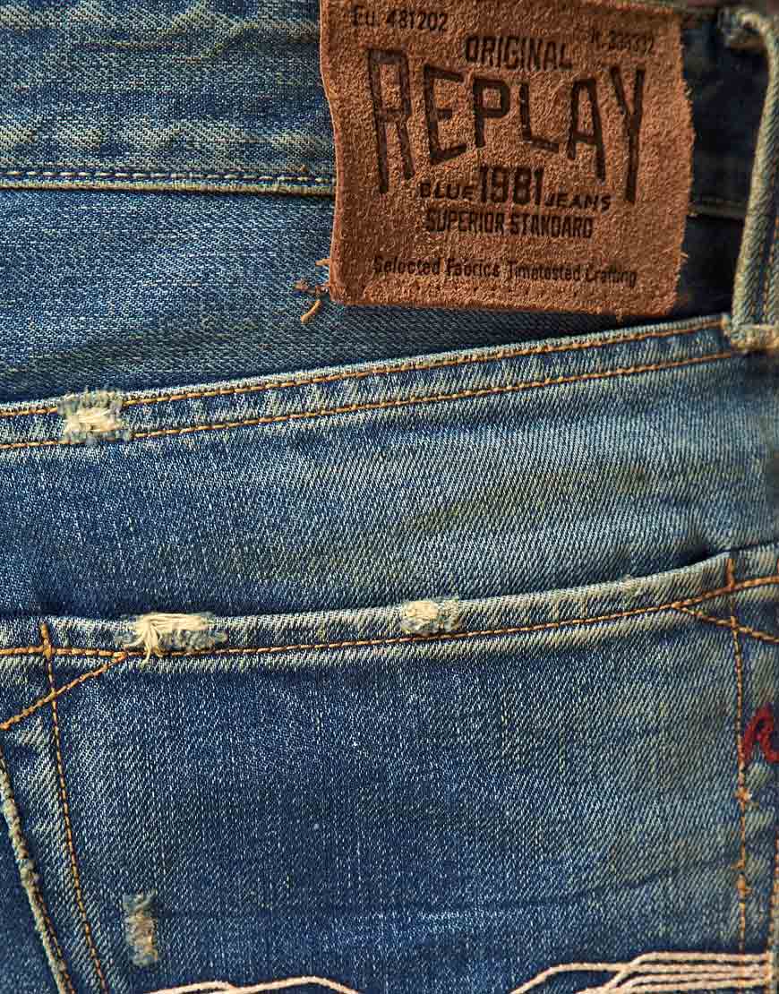 Replay Replay Jennon Straight Jeans in Blue for Men - Lyst