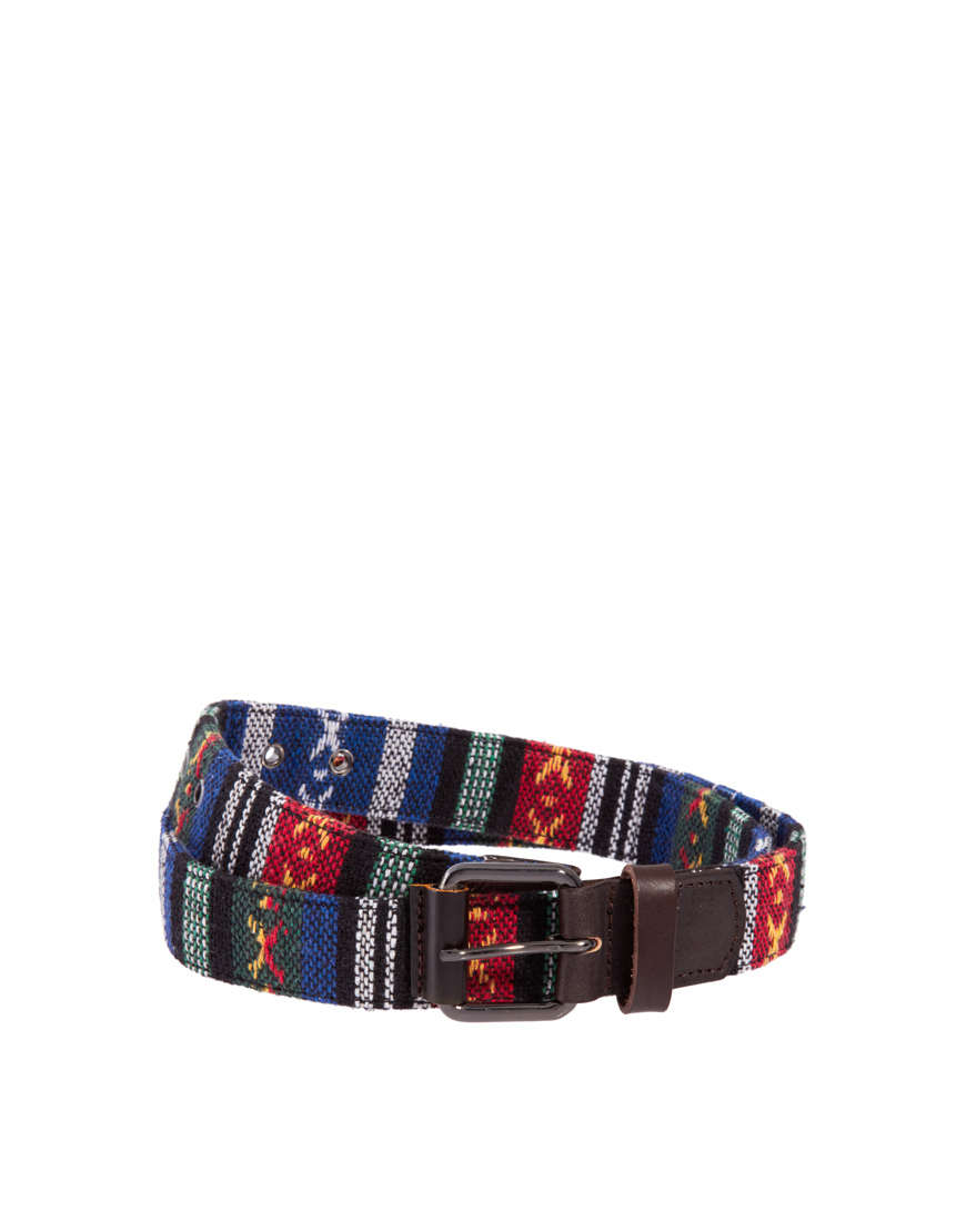 Lyst River Island Aztec Belt in Blue for Men