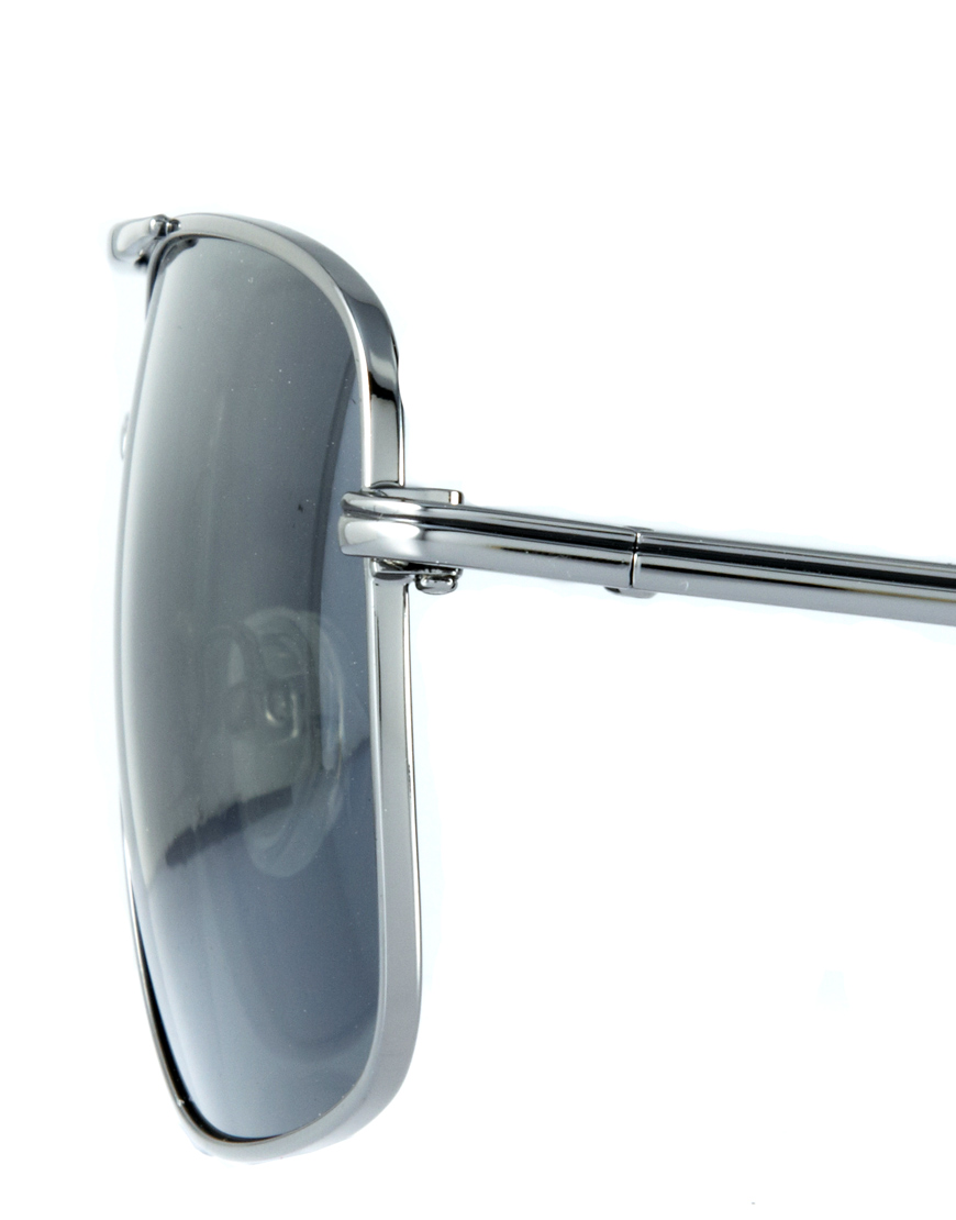 Ted Baker Ted Baker Kelvin Aviator Sunglasses in Metallic for Men | Lyst