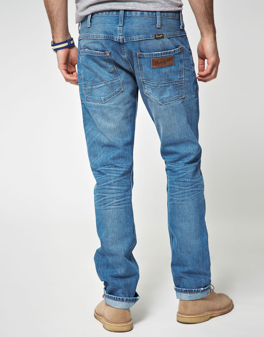 Wrangler Wrangler Spencer Slim Jeans in Blue for Men - Lyst