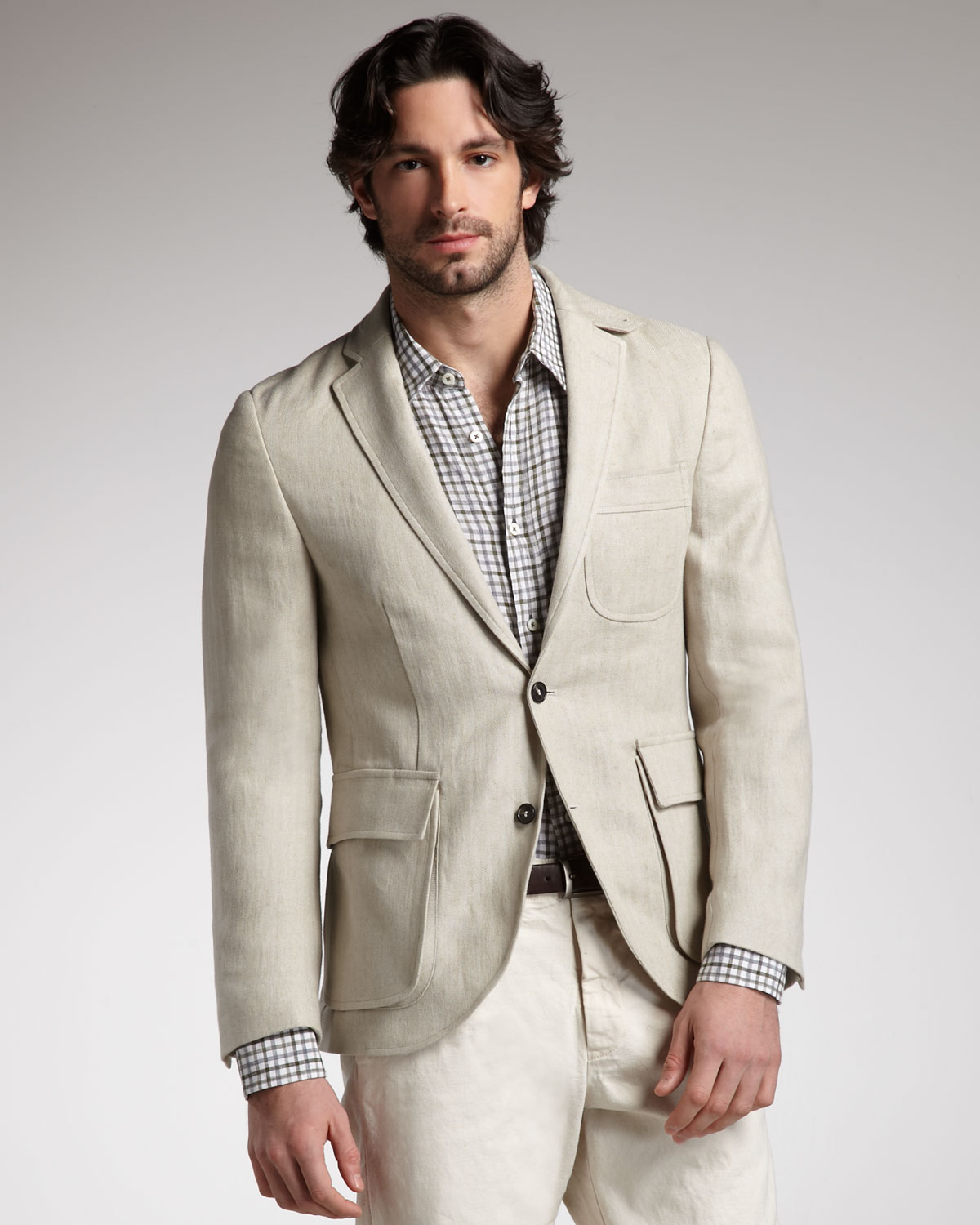 cream blazer mens