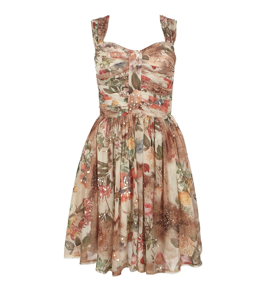 AllSaints Porcelain Dress in Vintage Rose (Brown) - Lyst