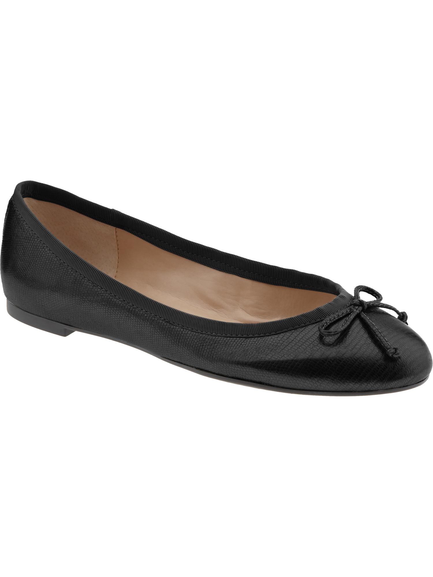 Banana Republic Ashley Bow Ballet Flat in Black (black ) | Lyst