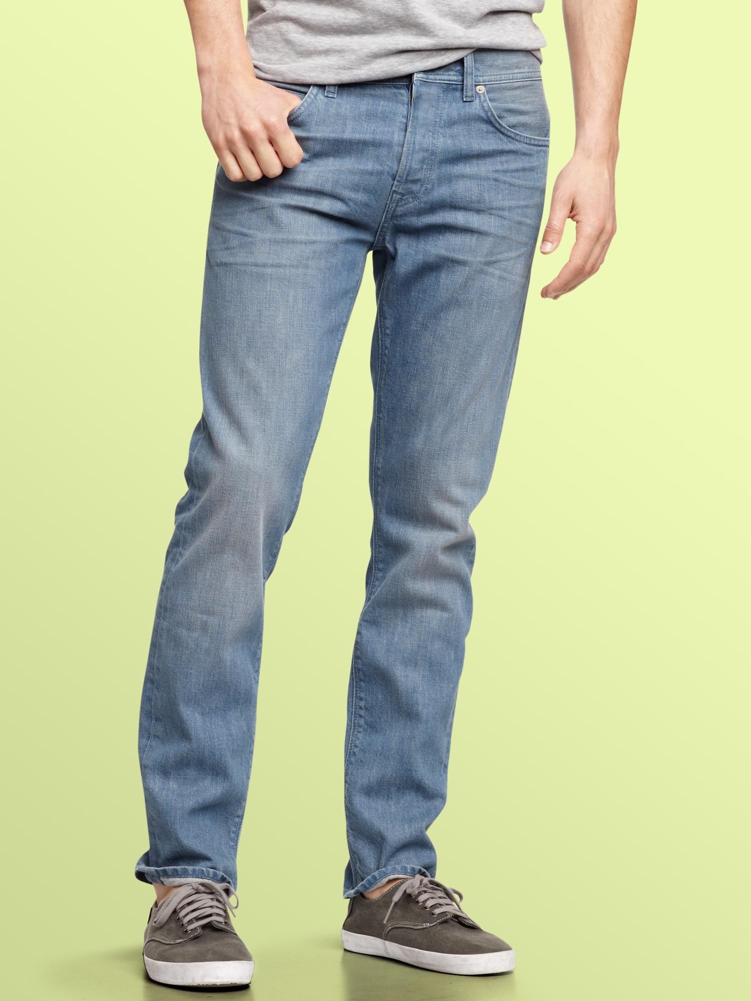 Gap Skinny Fit Jeans in Blue for Men (dream blue) | Lyst
