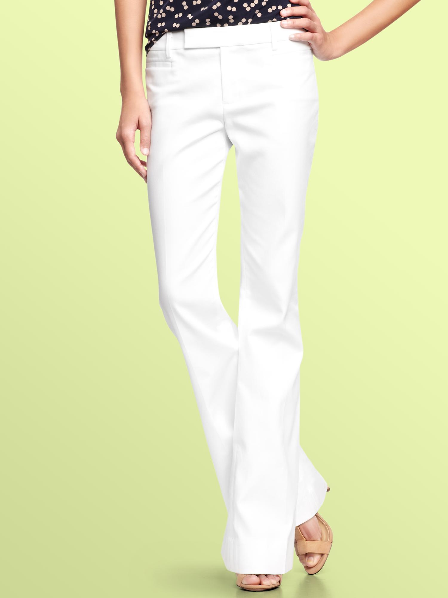 gap white trousers