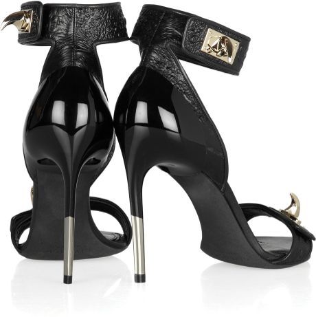 Givenchy Embellished Hagfish Sandals in Black | Lyst