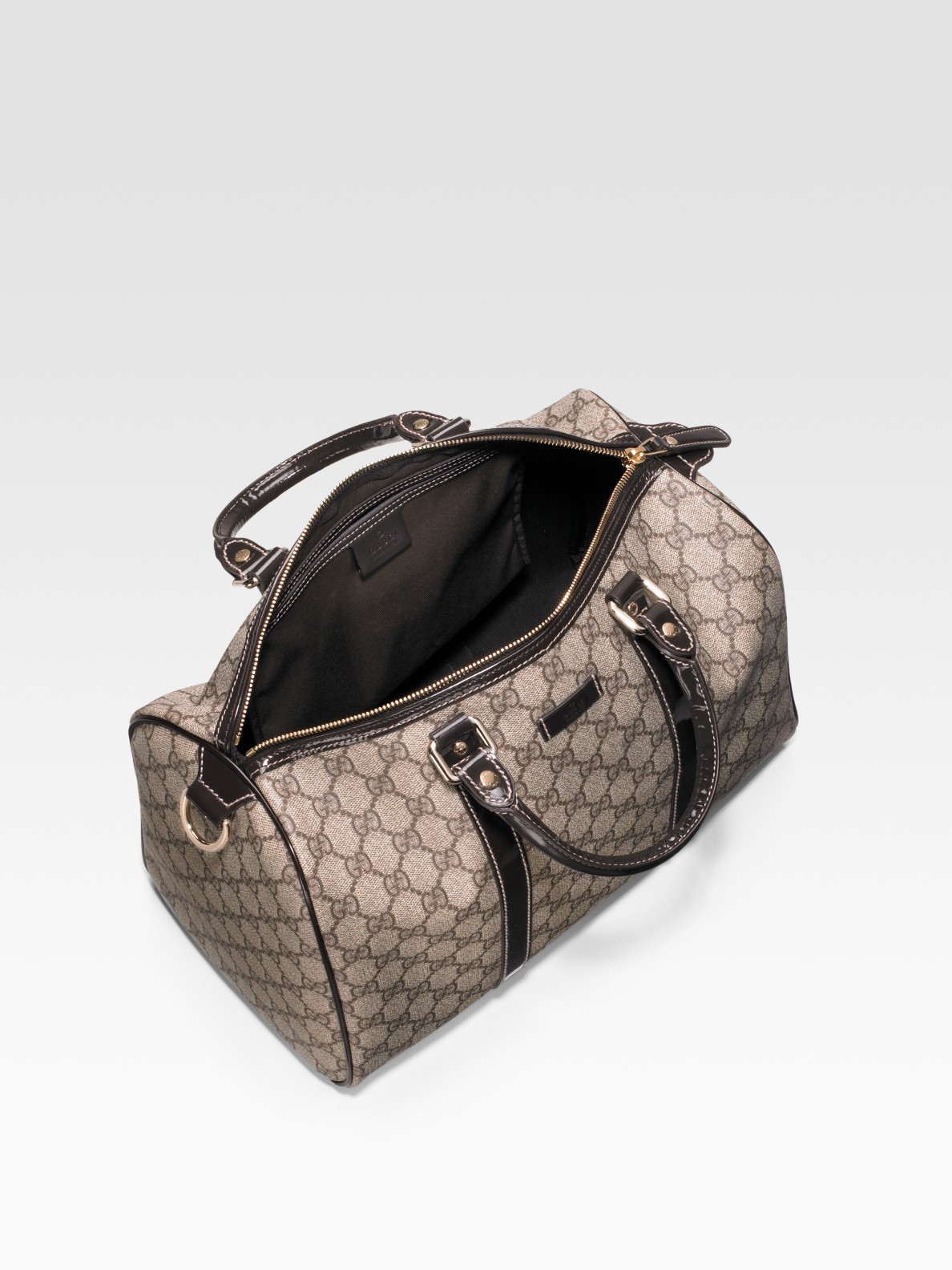 Gucci Joy Medium Boston Bag in Beige (Black) - Lyst