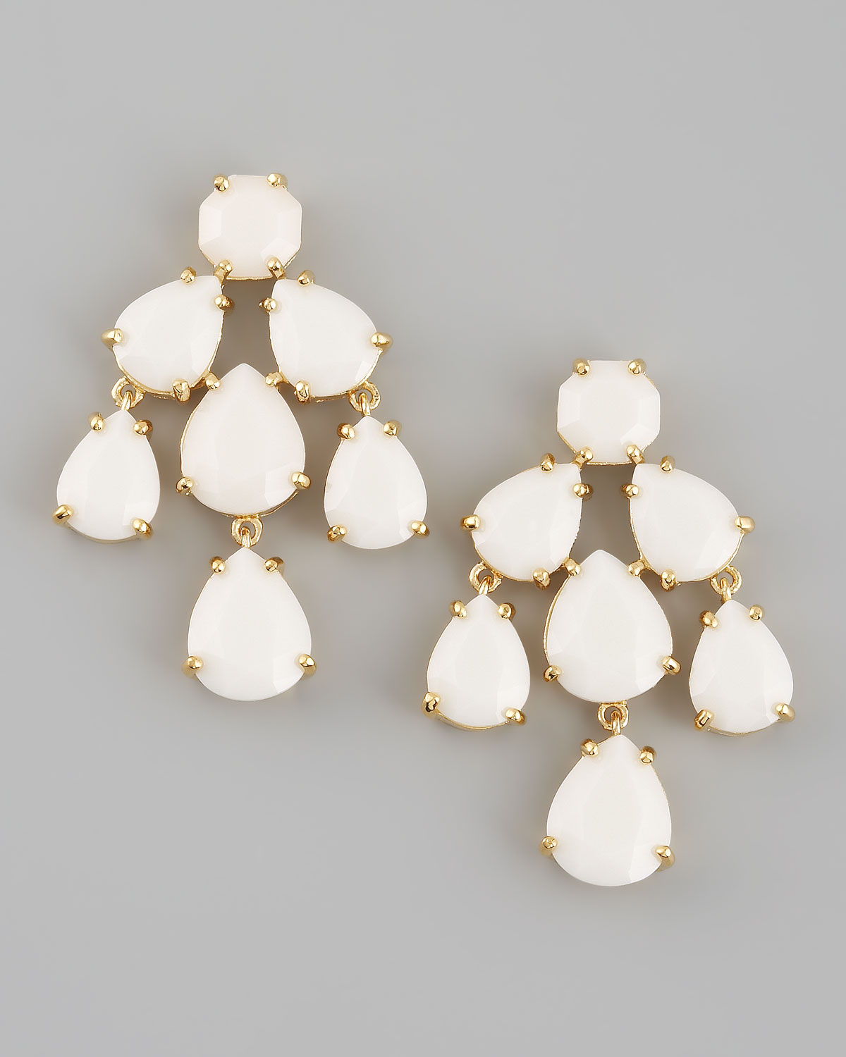 Lyst Kate Spade New York Chandelier Earrings In White Gallery
