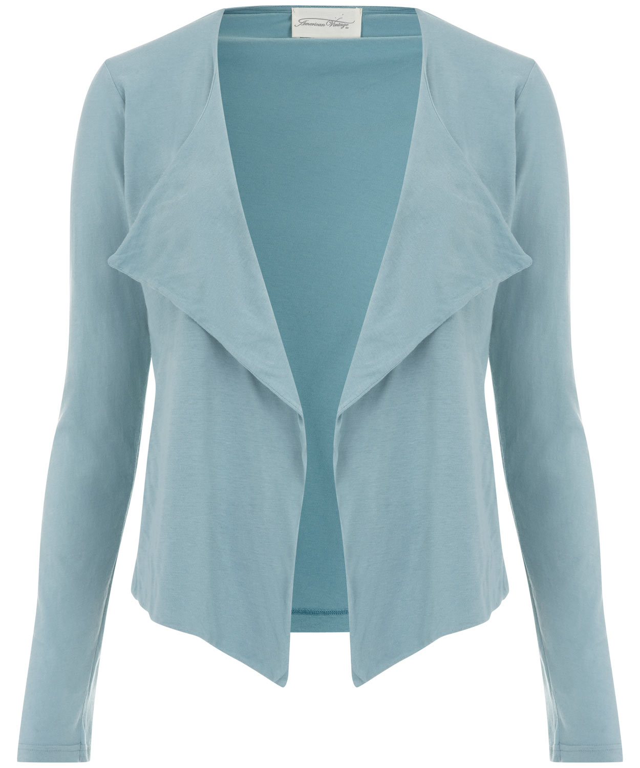 American Vintage Turquoise Waterfall Jersey Jacket in Blue Lyst