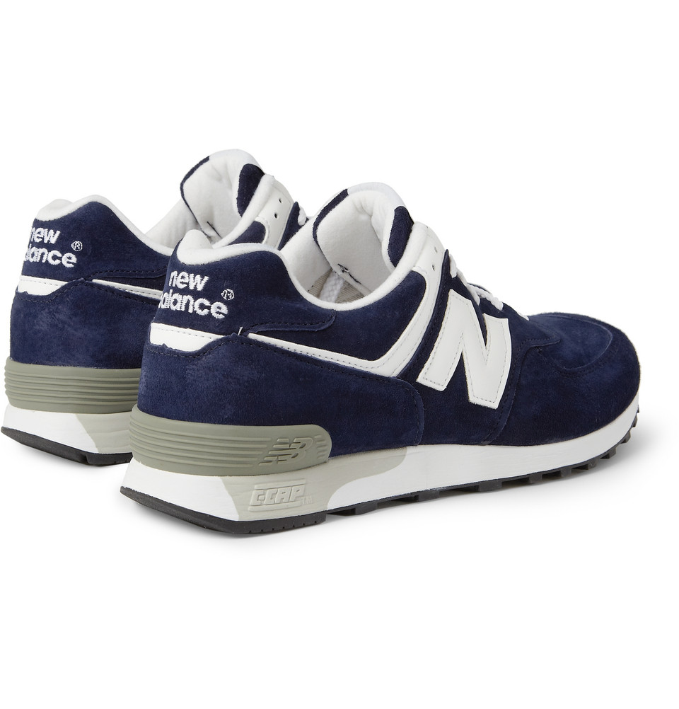 New Balance 576 Classic Suede Sneakers in Blue for Men - Lyst