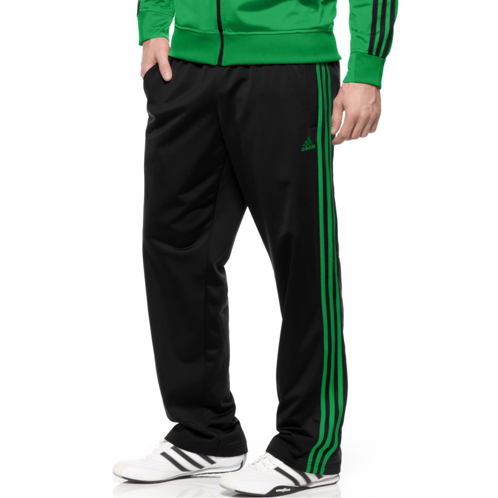 adidas Big and Tall Tricot Track Pants in Black for Men | Lyst