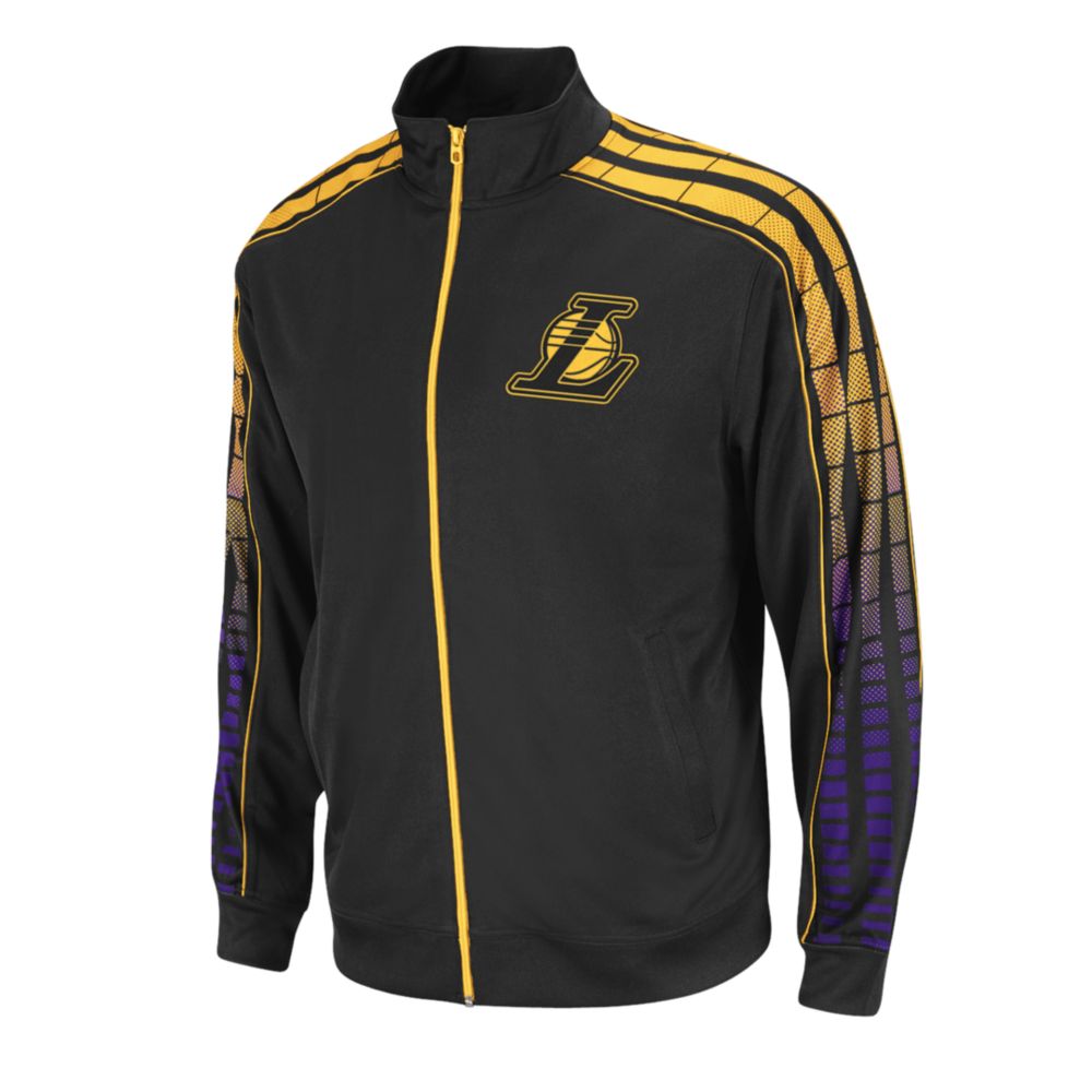 adidas La Lakers Vibe Track Jacket in Black for Men - Lyst