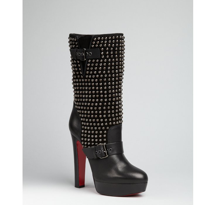 louboutin black boots
