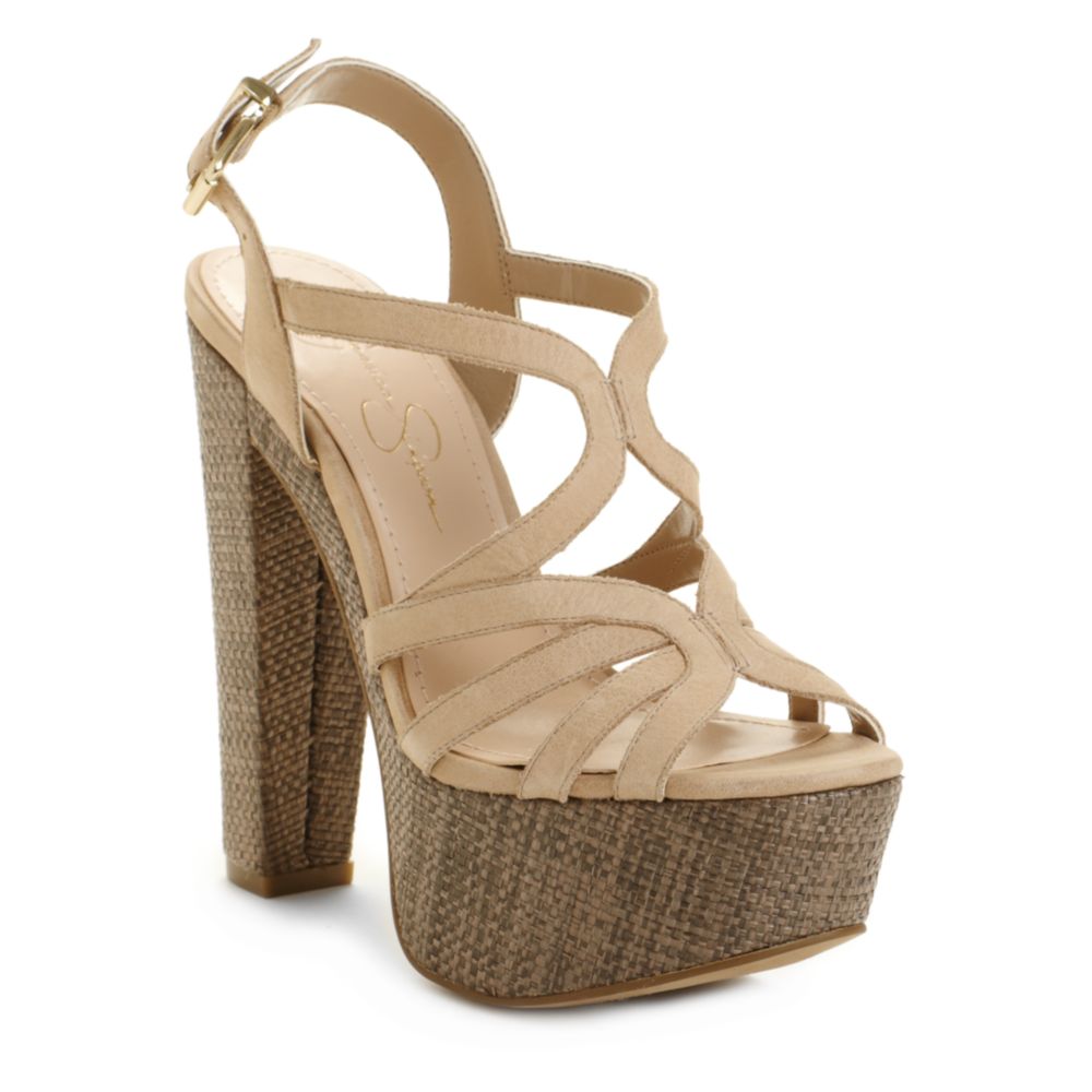 jessica simpson nude wedges