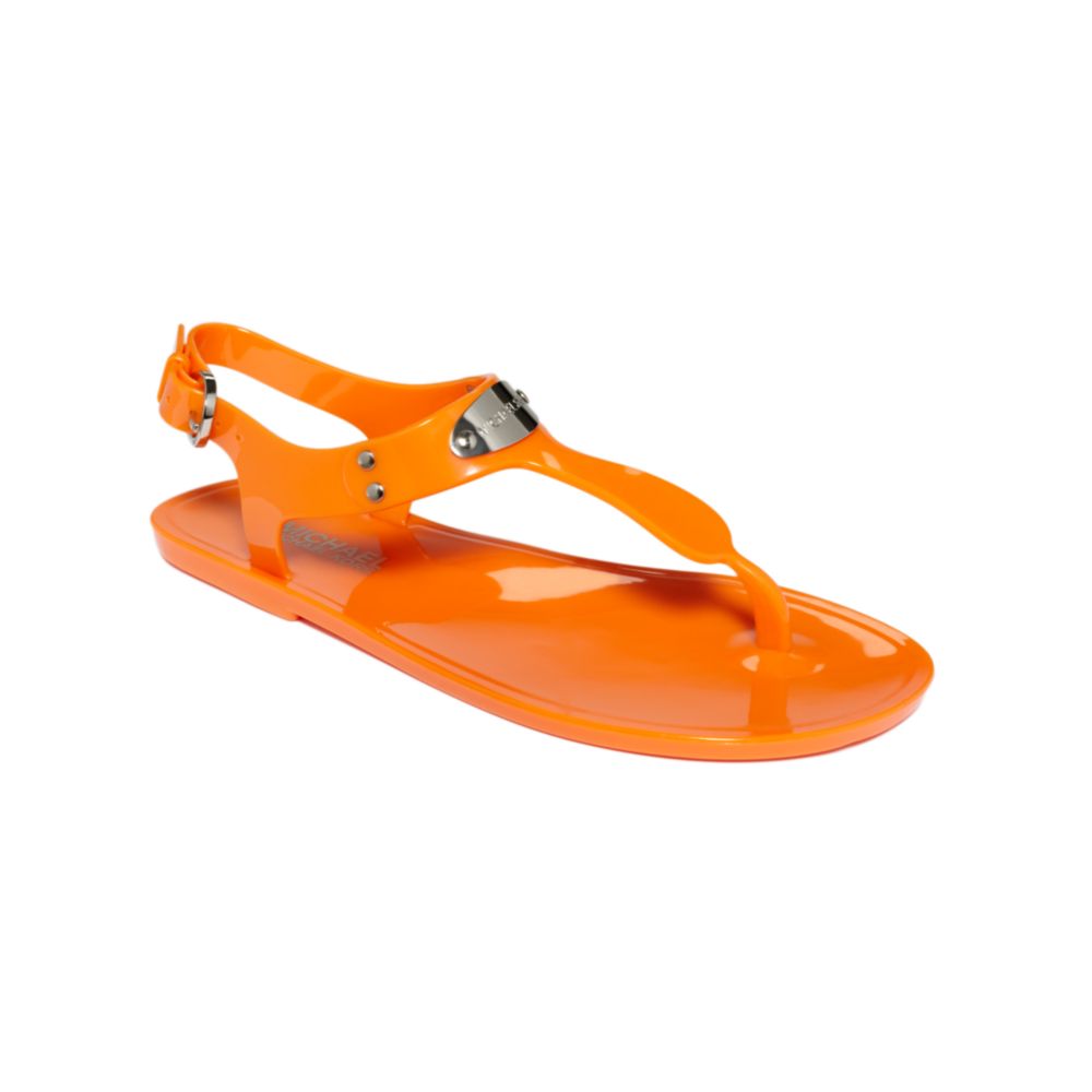 Michael Kors Plate Jelly Sandals in 
