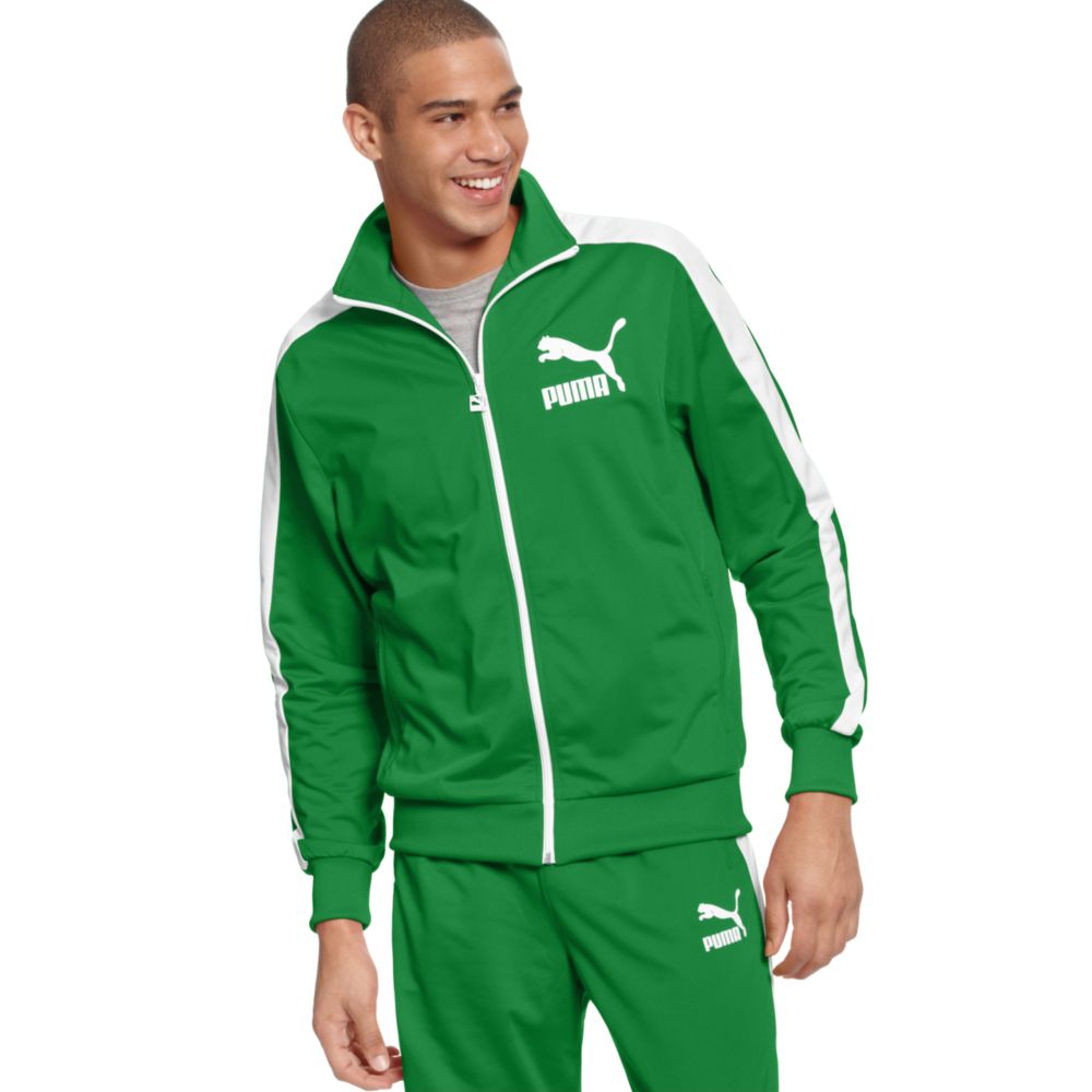 PUMA Heroes T7 Track Jacket in Green for Men | Lyst