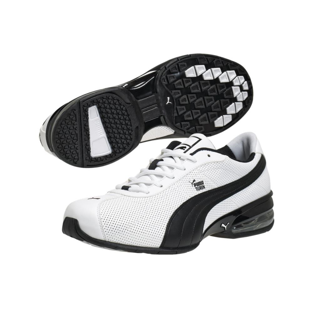 PUMA Cell Turin Sneakers in White/Black 
