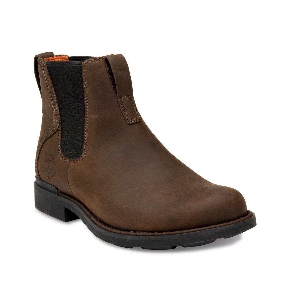 Timberland Mt Washington Waterproof Chelsea Boots in Brown for Men ...