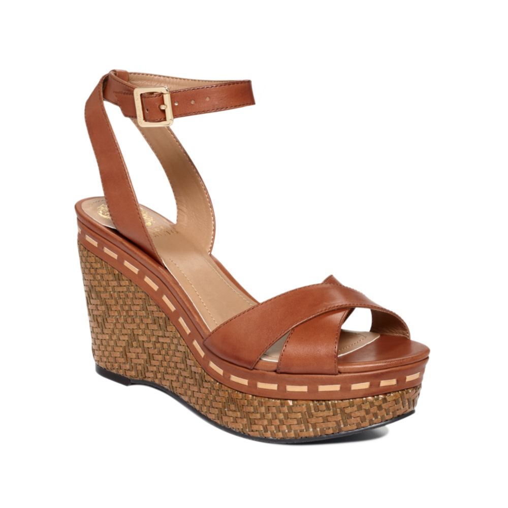 vince camuto brown wedges