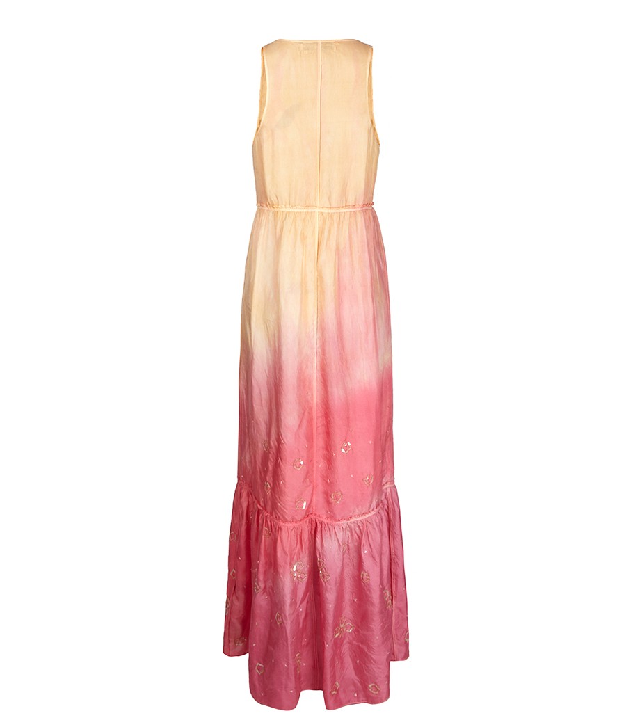 pink ombre maxi dress