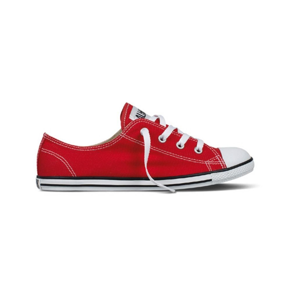 Hoeveelheid geld Nathaniel Ward opblijven Converse Chuck Taylor All Star Dainty Sneakers in Red | Lyst