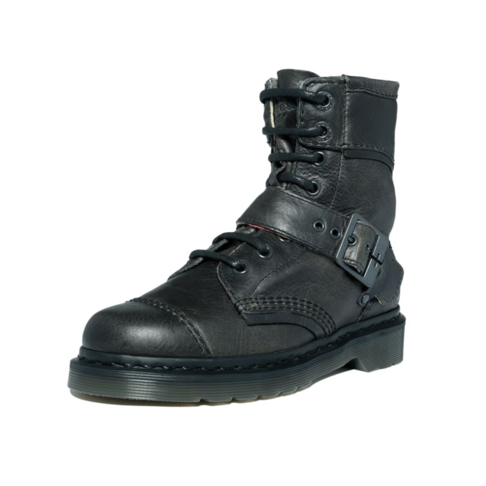 Dr. Martens Triumph 8 Eye Boots in Black for Men | Lyst