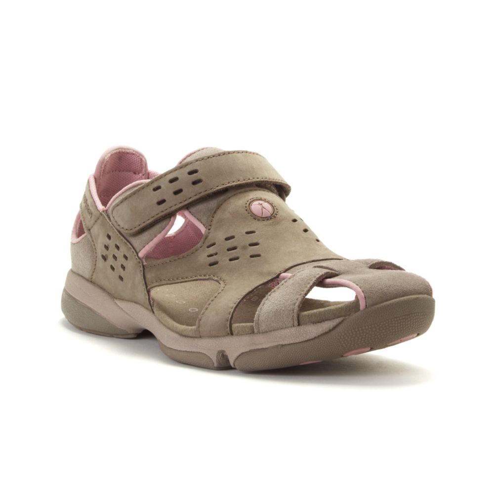  Hush  Puppies  Angya Sandals  in Taupe Natural Lyst