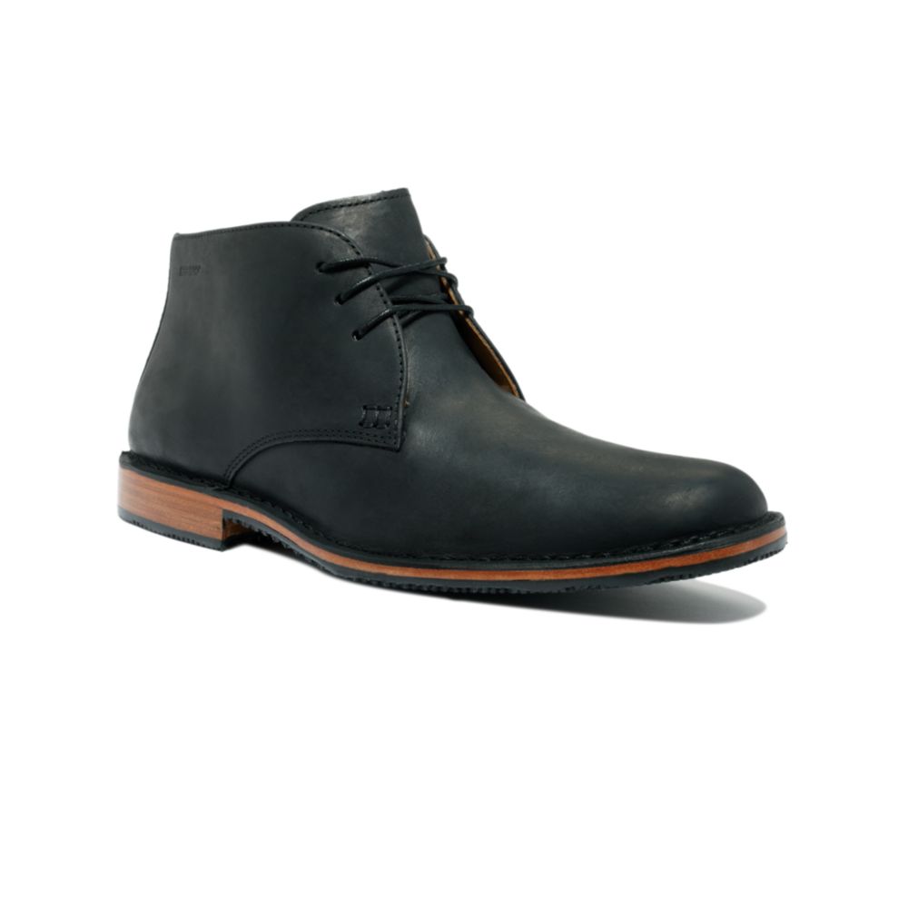 black chukka boots sebago tremont chukka boots in black for lyst black chukka boots sebago tremont chukka boots in black for lyst