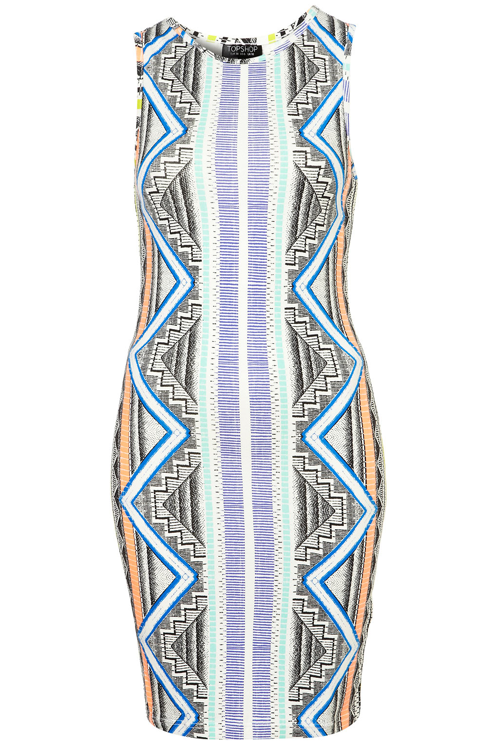 aztec bodycon dress
