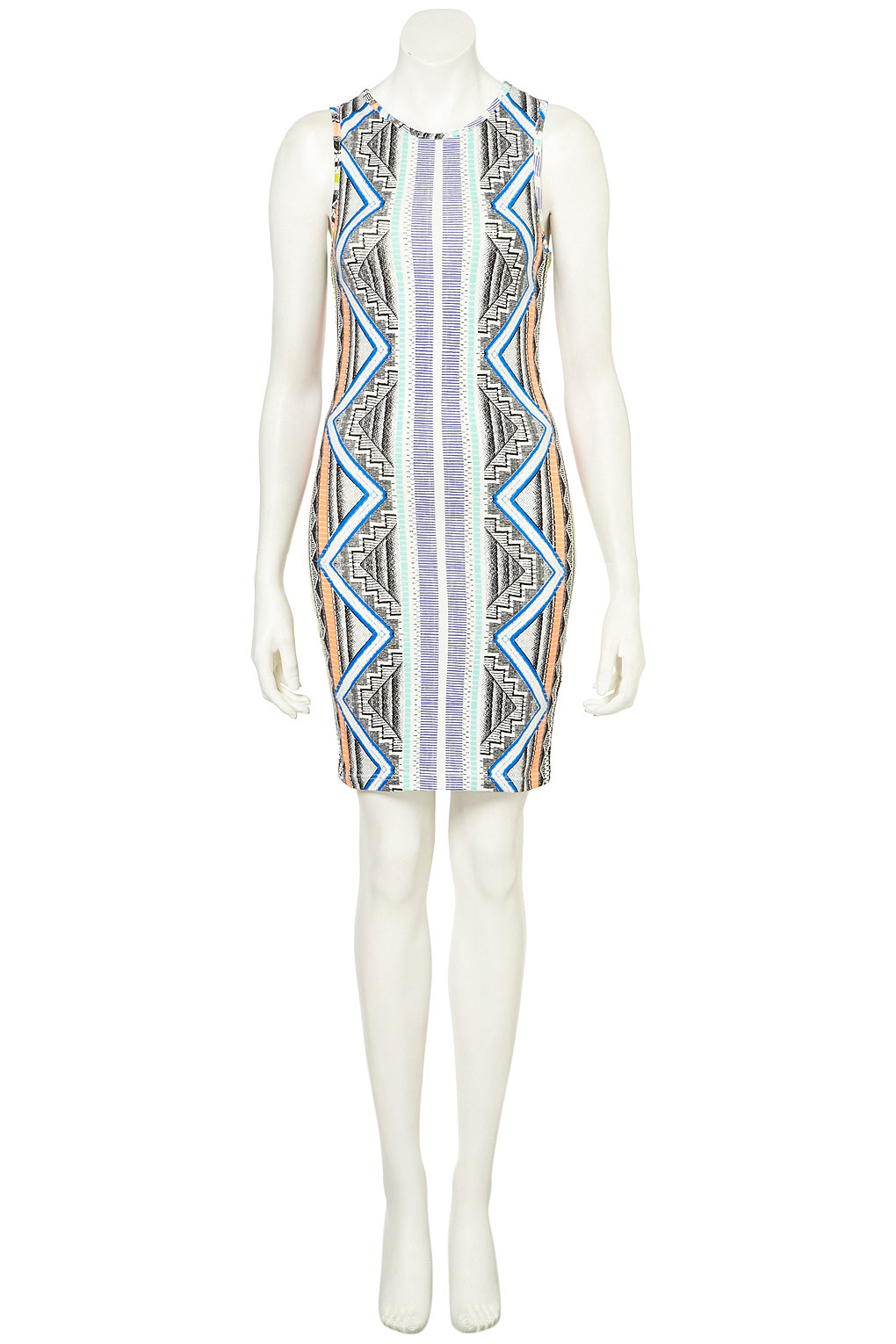 aztec bodycon dress