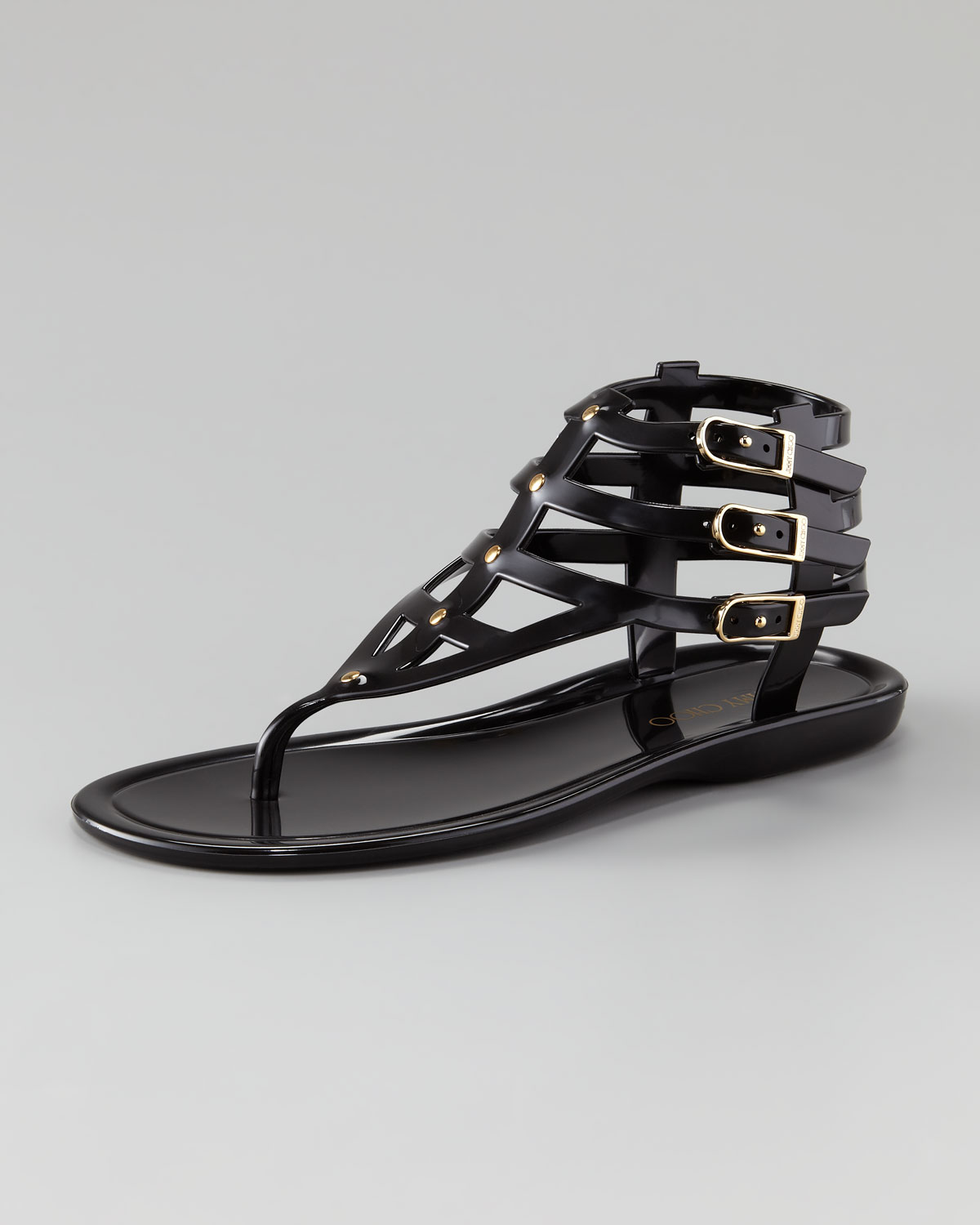 jimmy choo jelly sandals