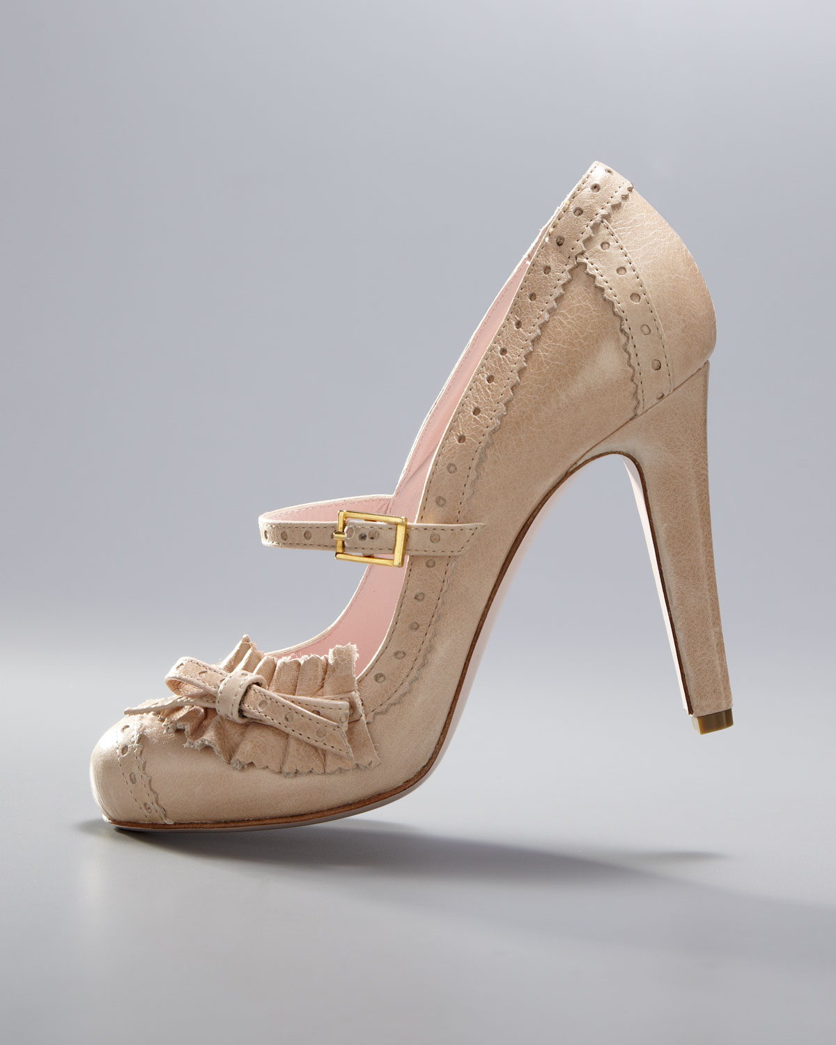 Lyst - Red Valentino Vintage Mary Jane Pump in Natural