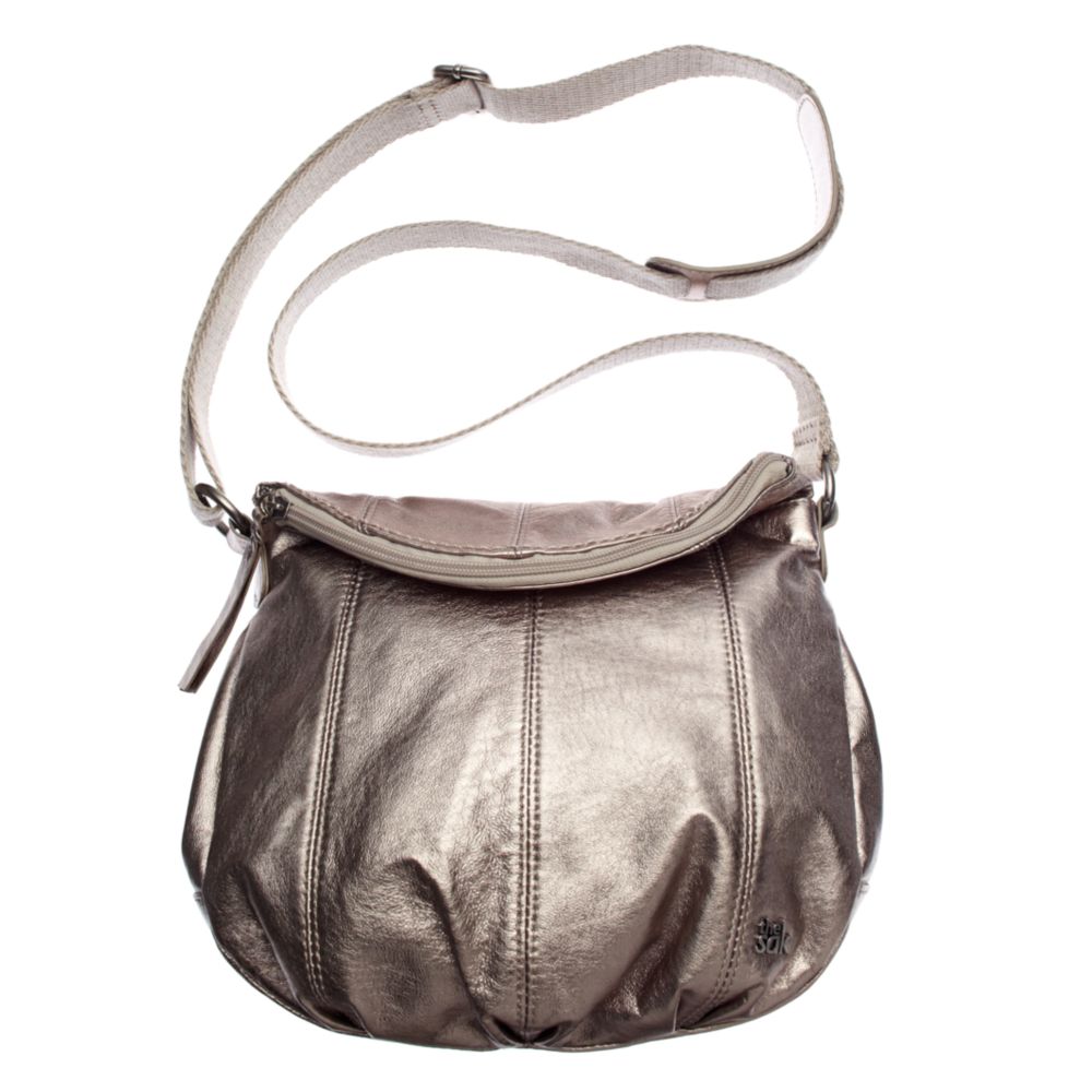 The Sak Metallic Deena Flap Crossbody Bag