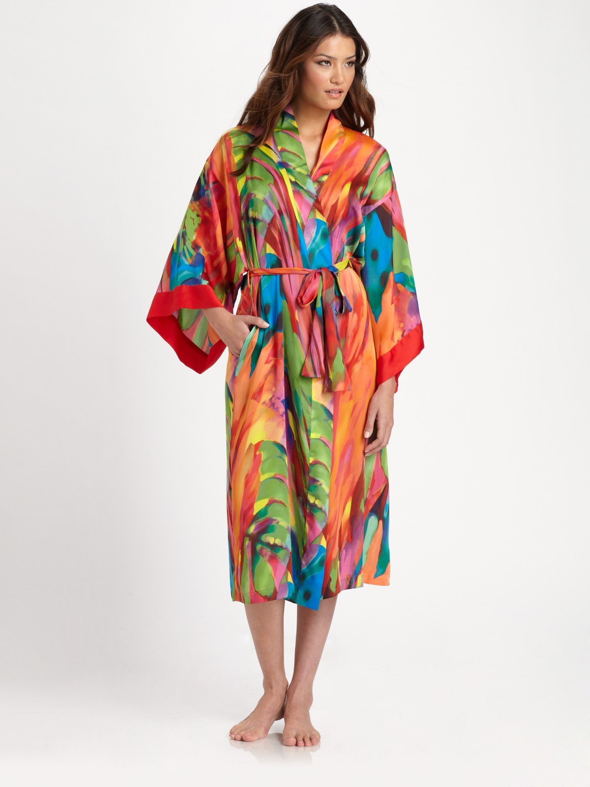 Natori Bengal Robe - Lyst