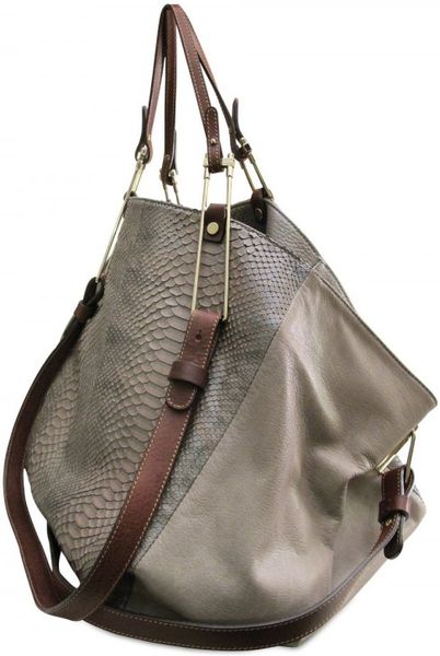 Pauric Sweeney Large Box Tote in Gray (grey) - Lyst