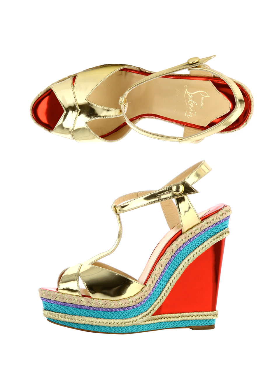 louboutin shoes wedges
