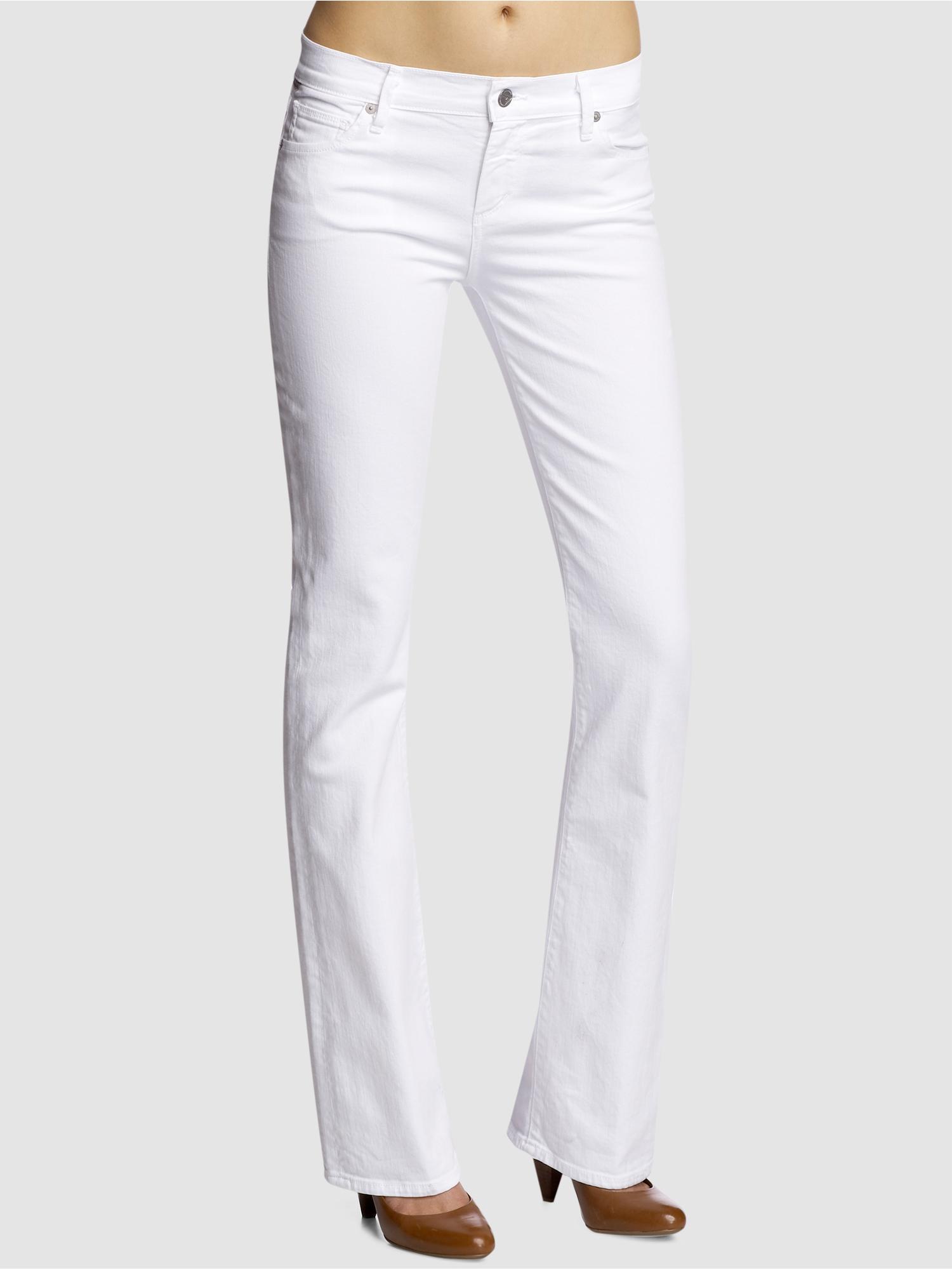 Citizens of humanity Amber Bootcut Jeans in White (santorini) | Lyst