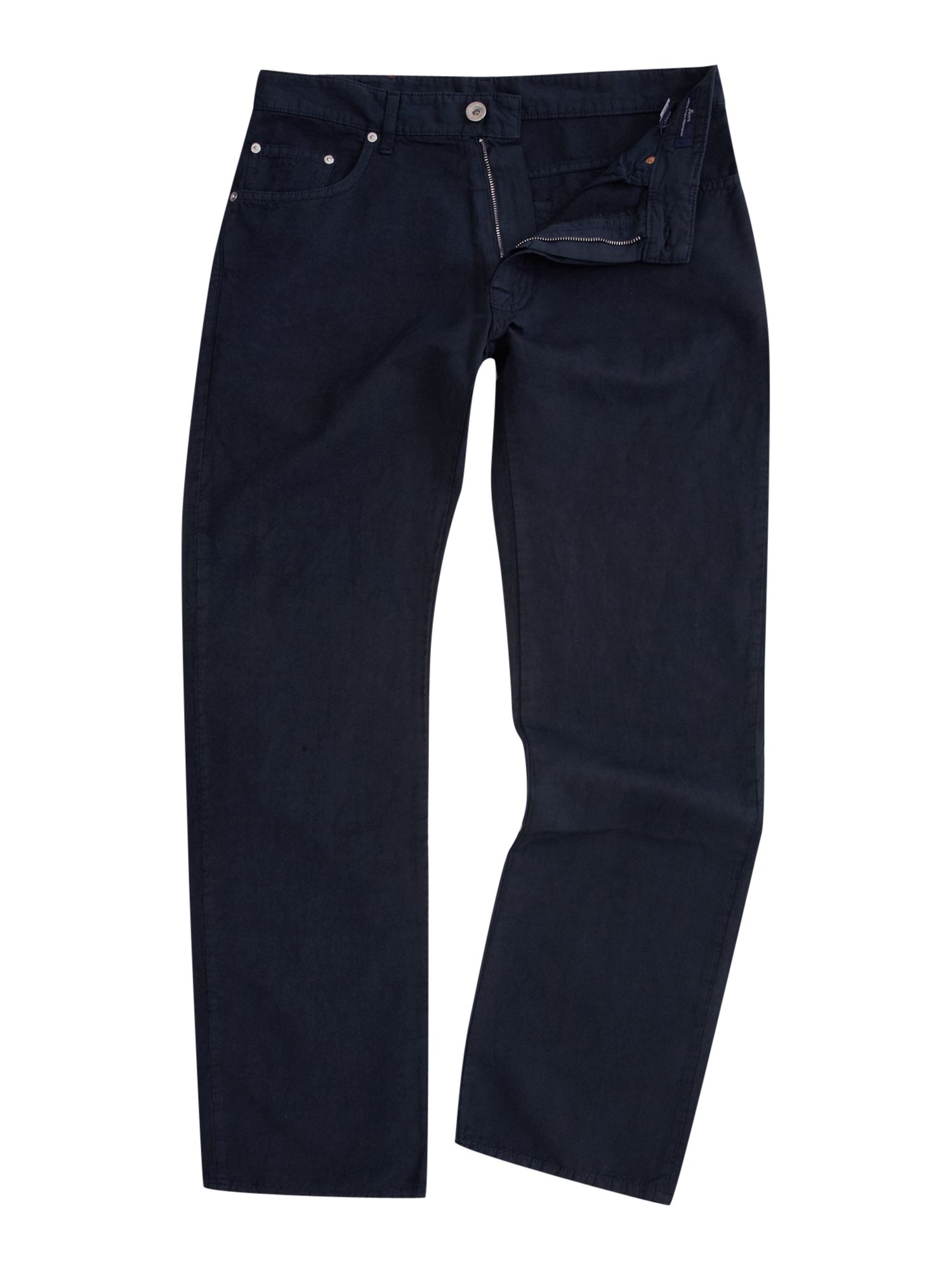 Gant Canvas Jason Linen Jeans in Blue for Men | Lyst