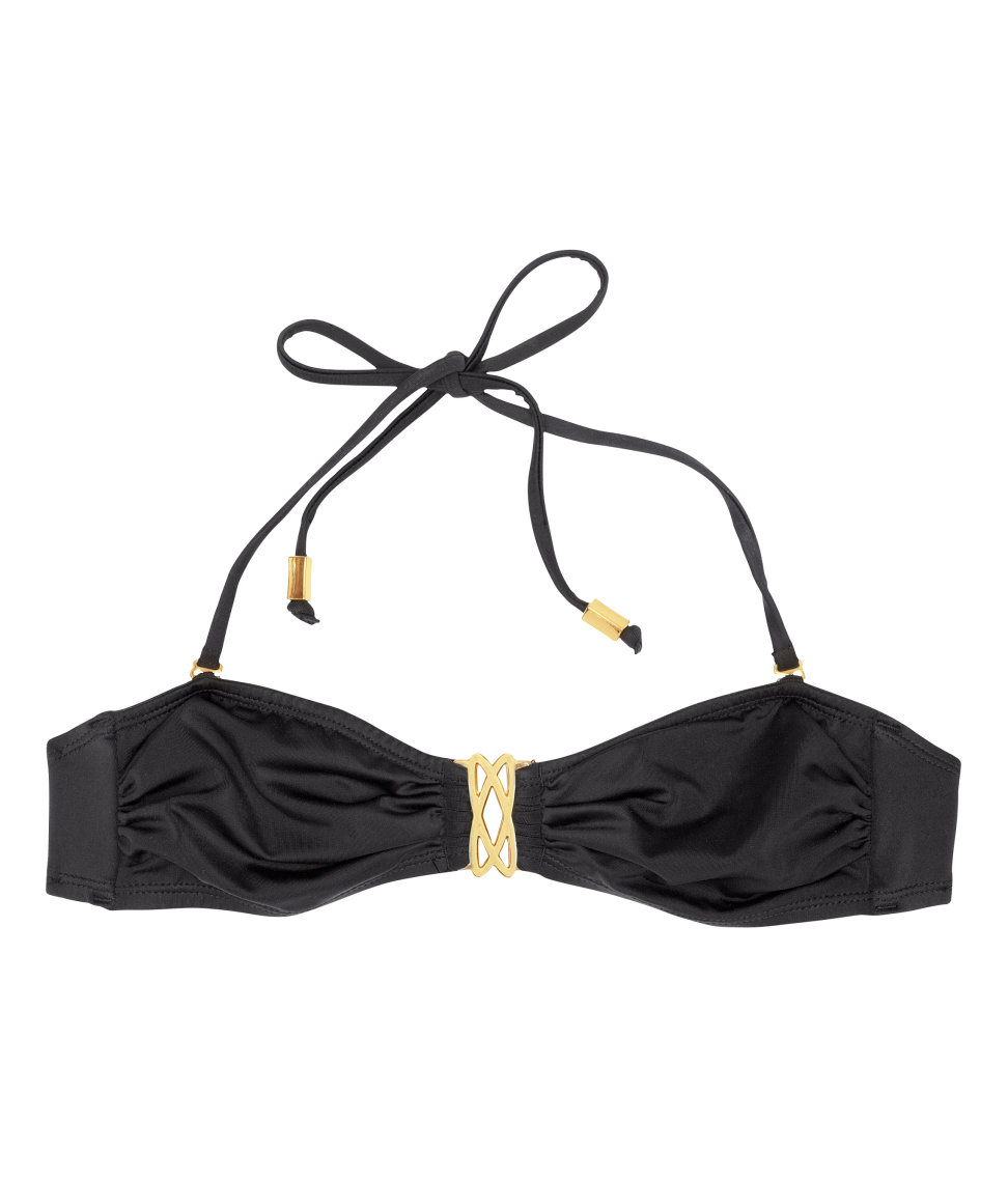 H&M Bikini Top in Black - Lyst