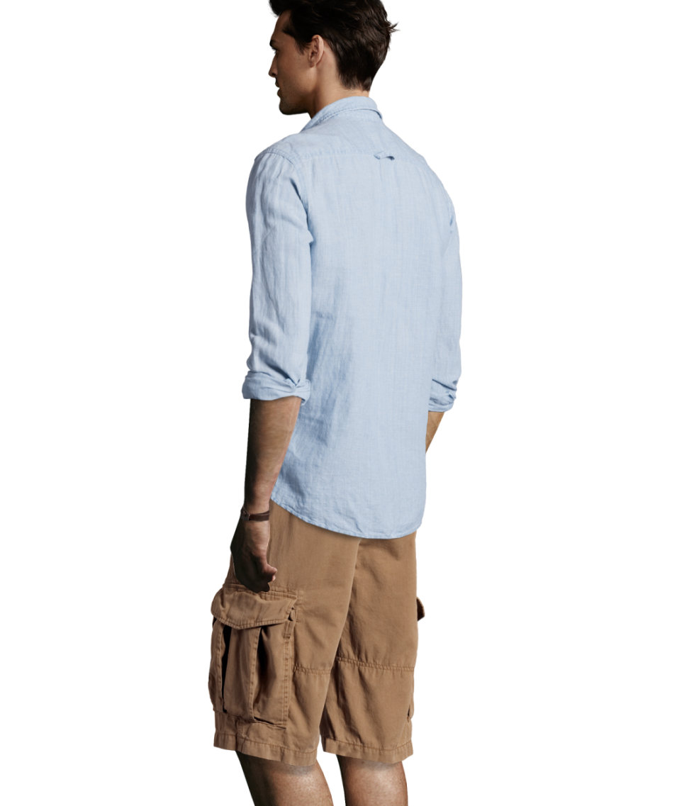 camel cargo shorts