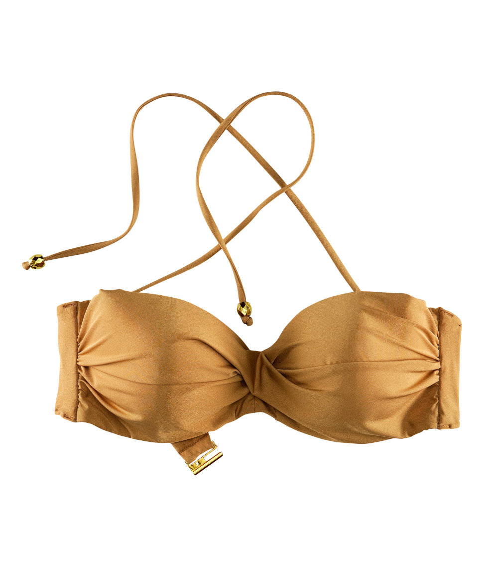 hm gold swimsuit