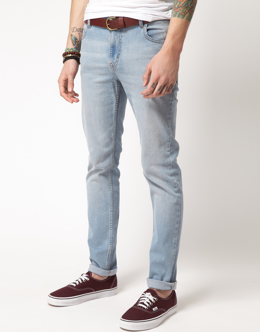 Cheap Monday Tight Skinny Jeans in Blue for Men - Lyst