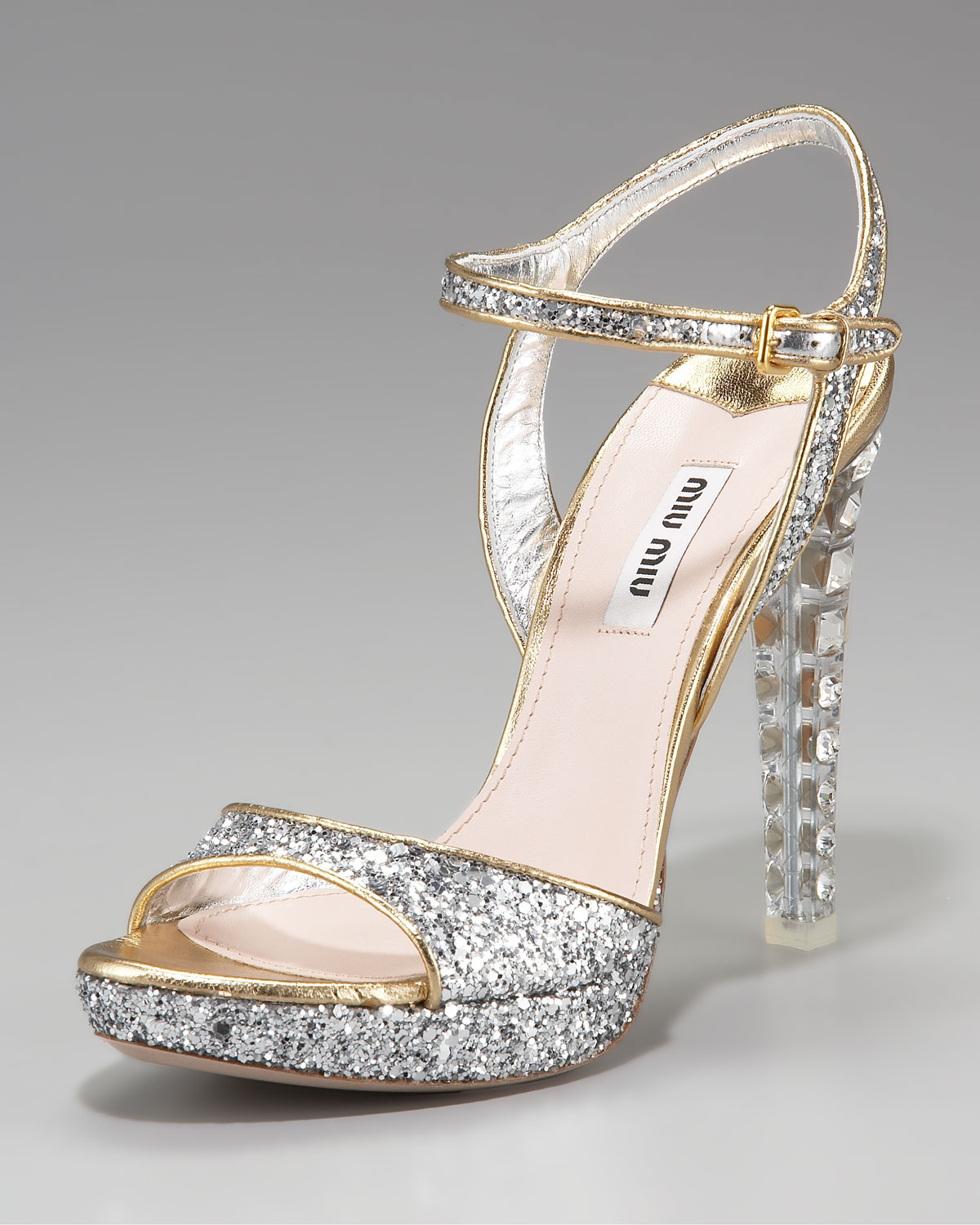 jeweled platform heels