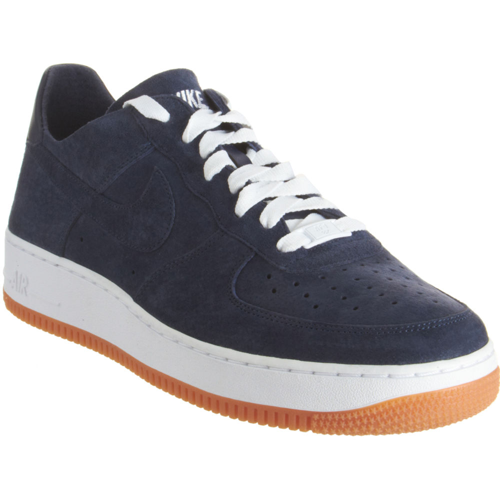 nike air force 1 navy blue check