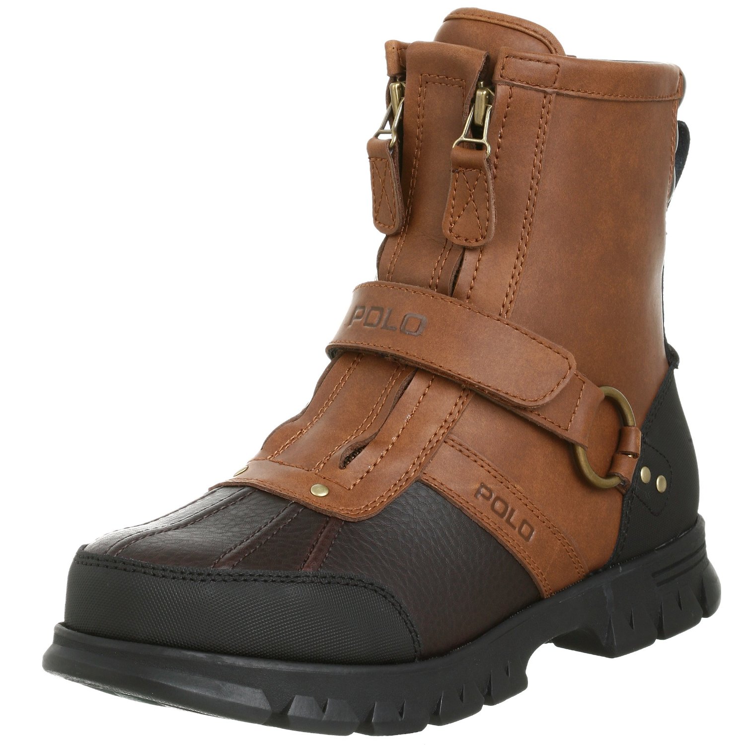 Polo Ralph Lauren Conquest Hi Top Boots in Brown for Men (tan/briarwood ...