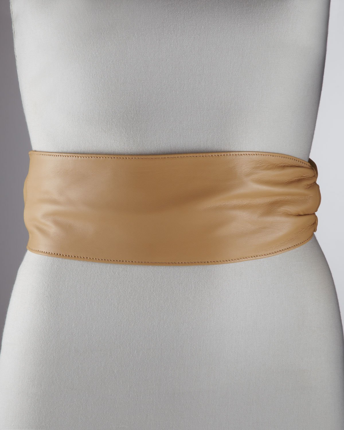 Prada Leather Wrap Belt in Beige (no sze) | Lyst  