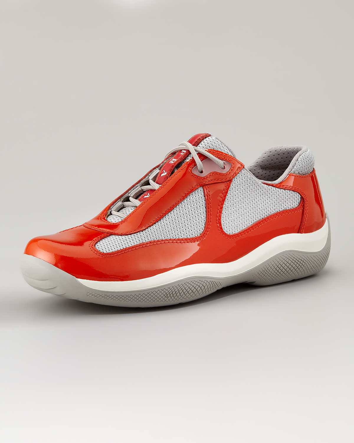 prada sneakers orange