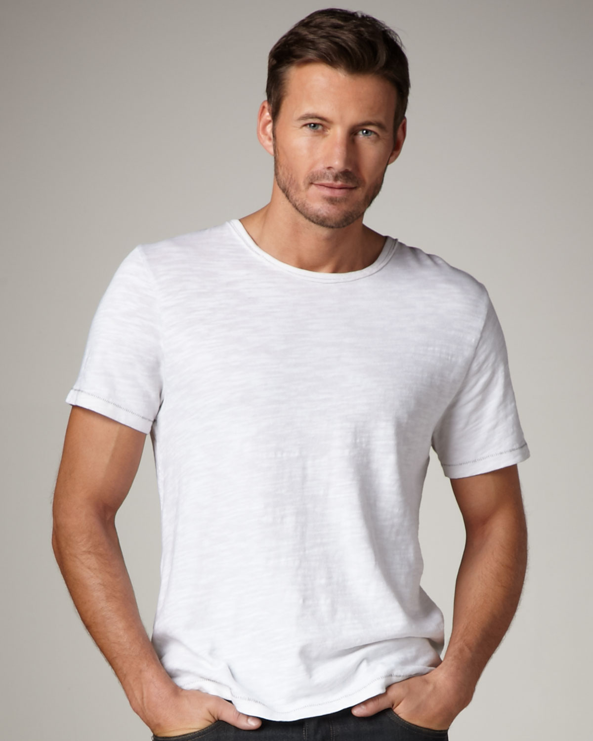 Lyst - Rag & bone Basic Tee White in White for Men