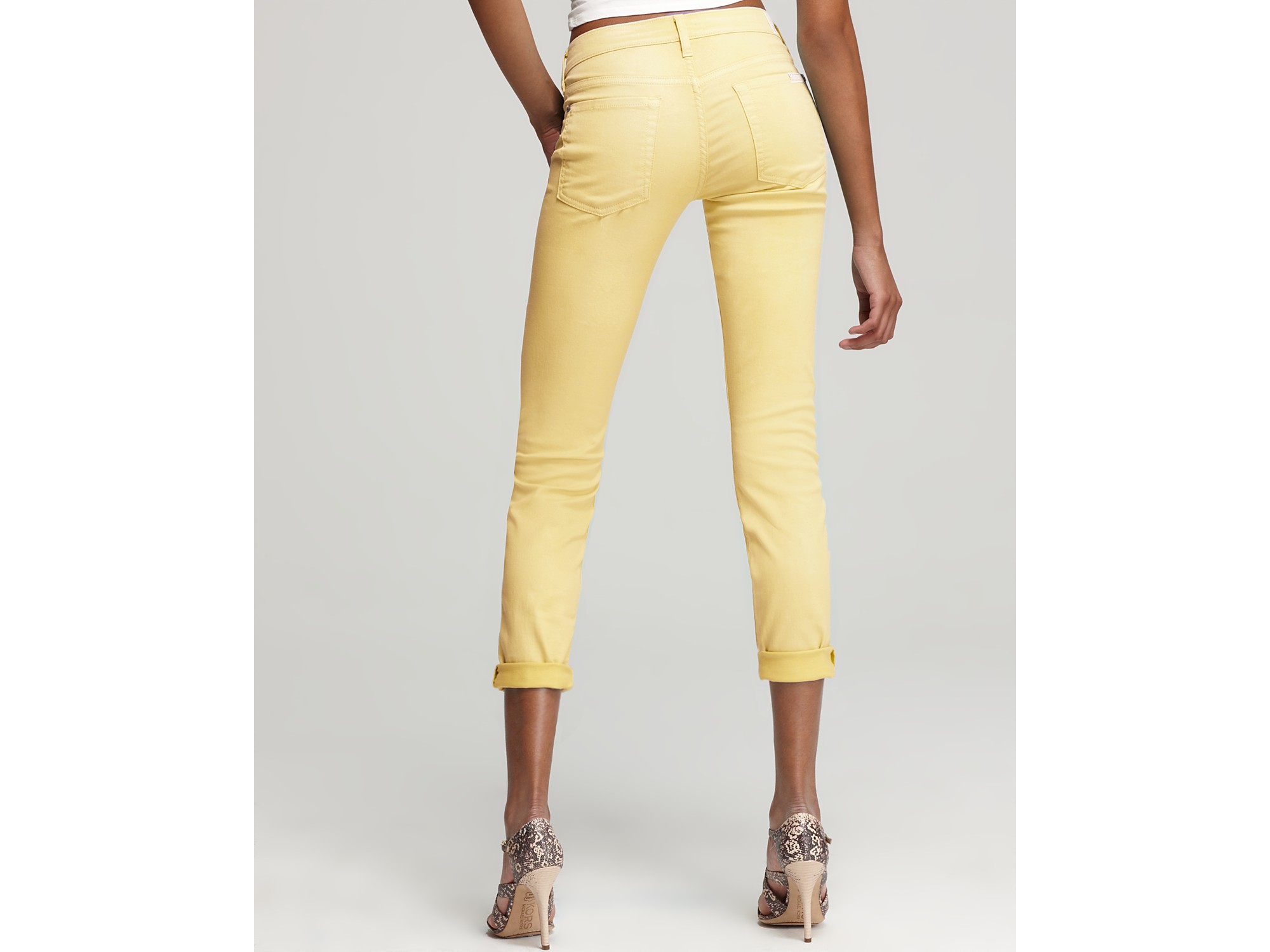 bright yellow jeans